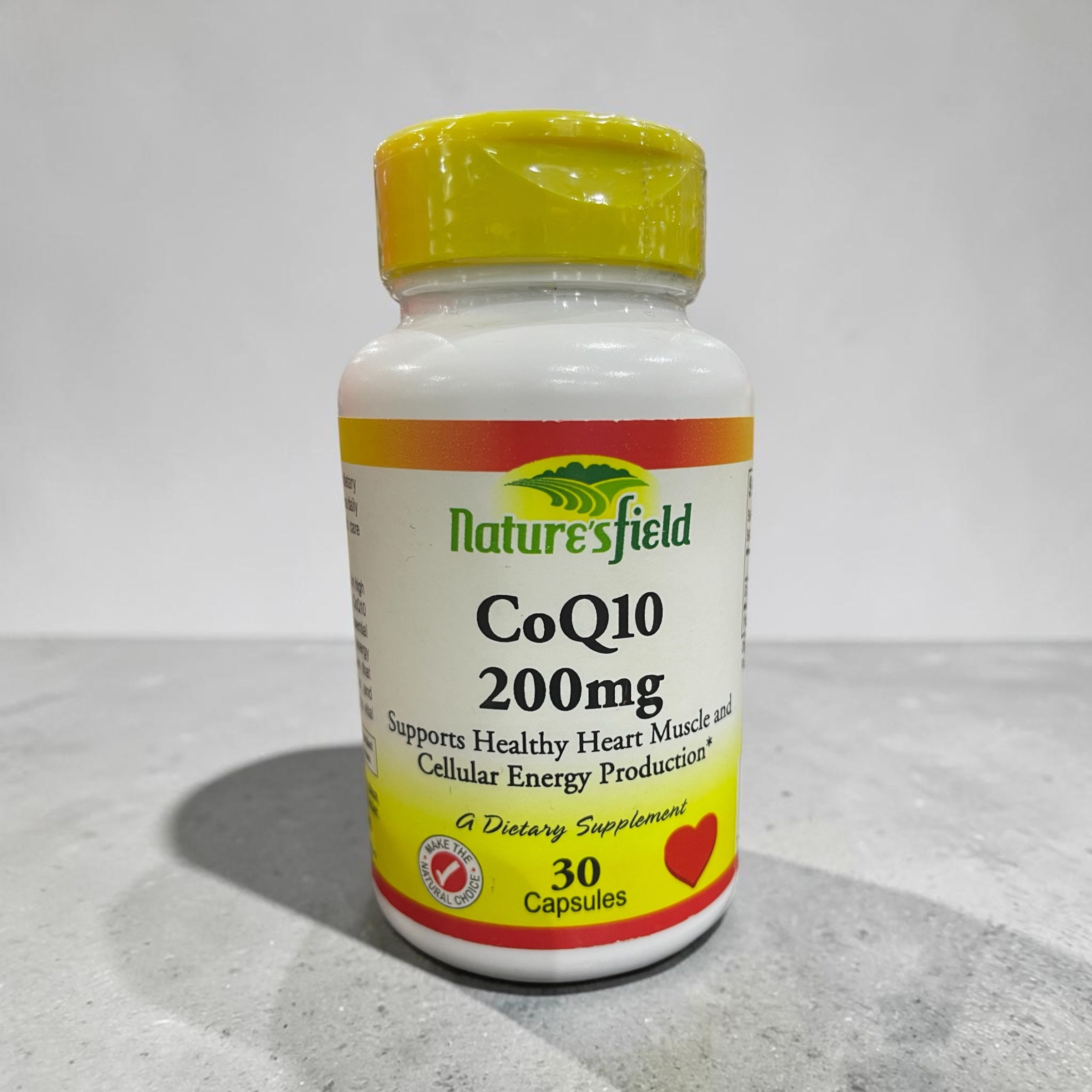 NATURES FIELD COQ10 200MG CAPS X30